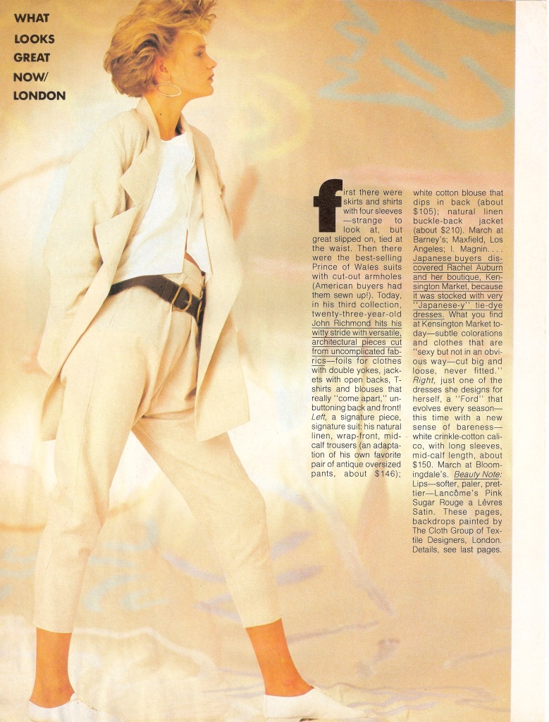 Mc Gee Vogue US January 1984 07