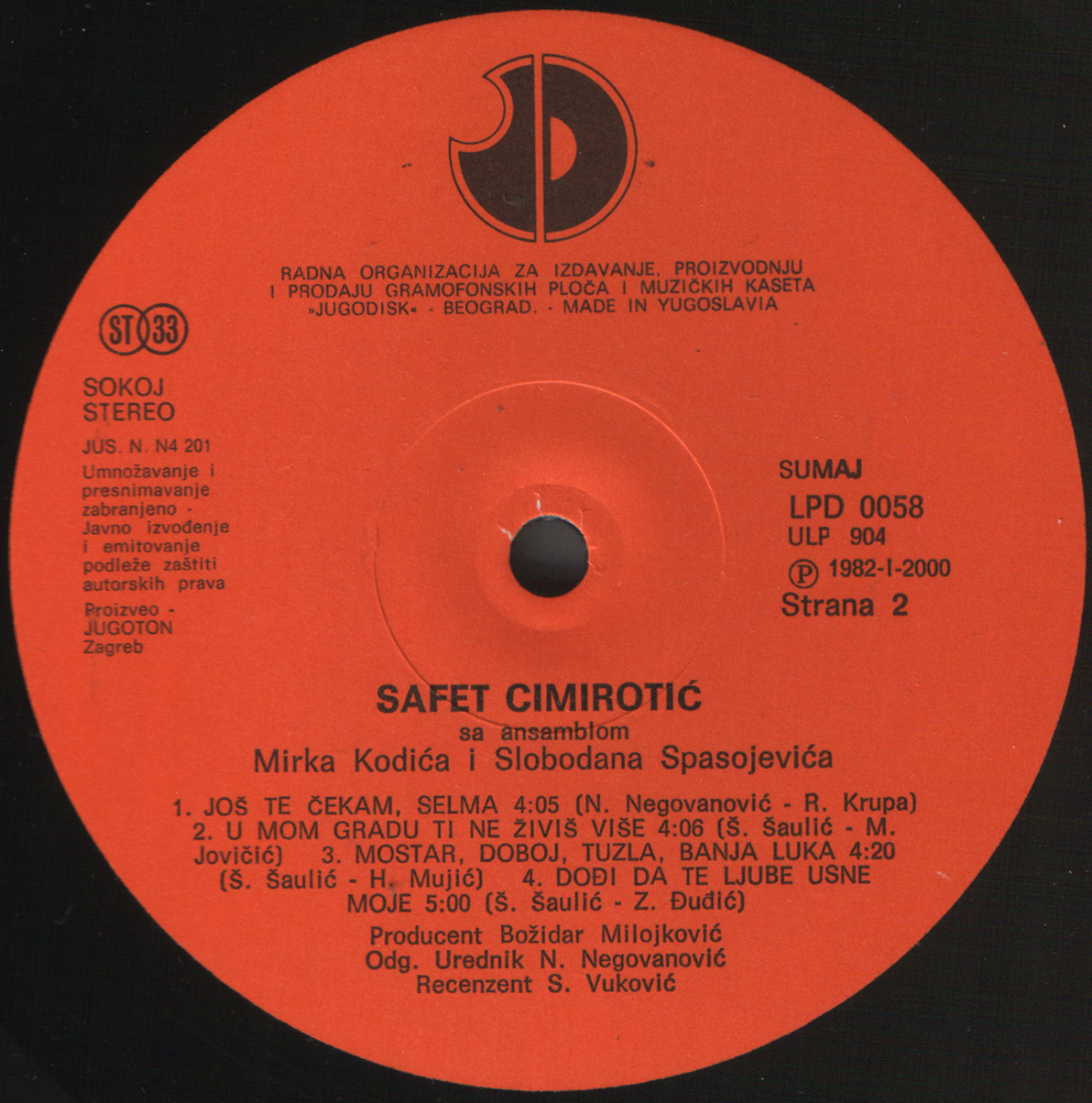 Safet Cimirotic 1982 B