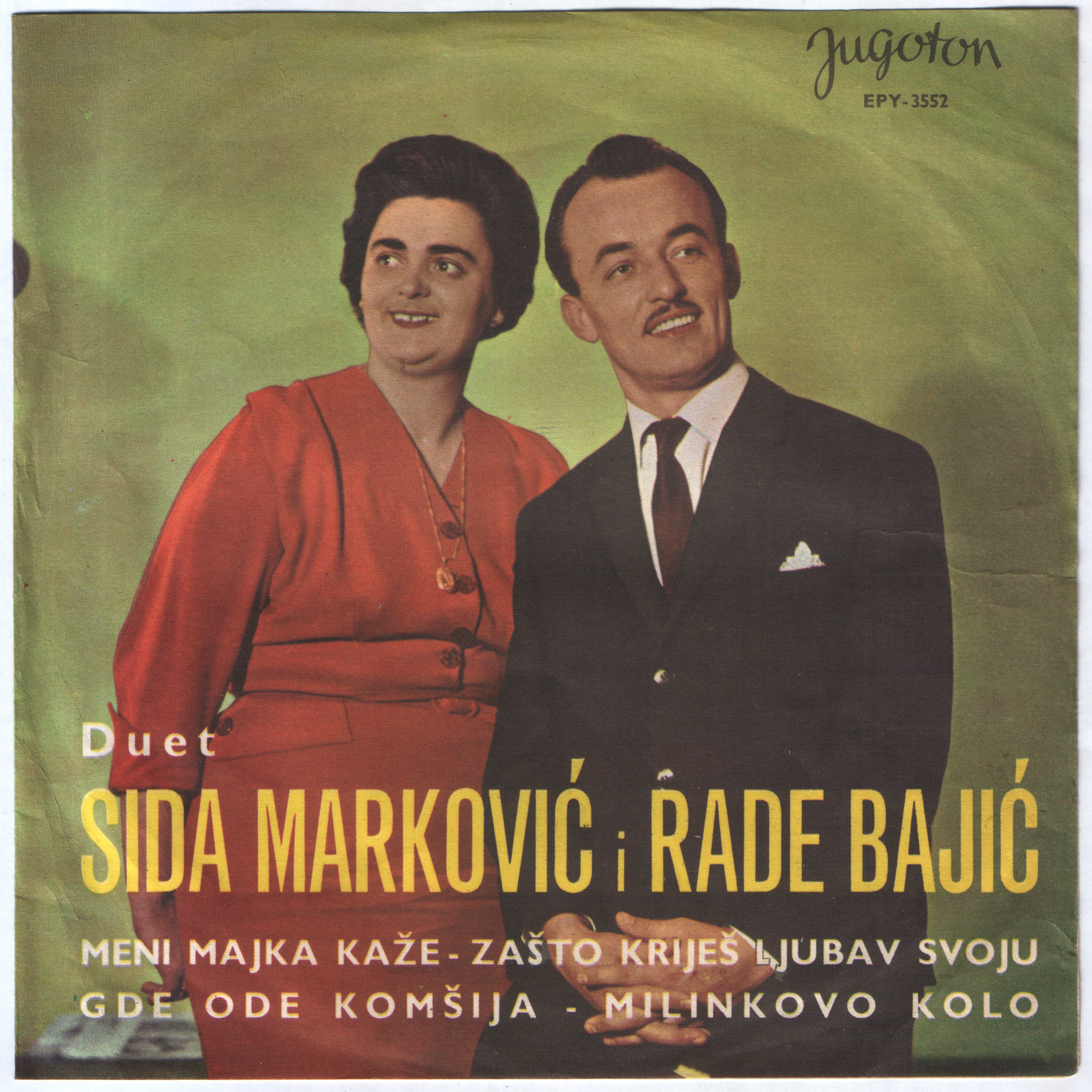 Sida Markovic i Rade Bajic 1966 P