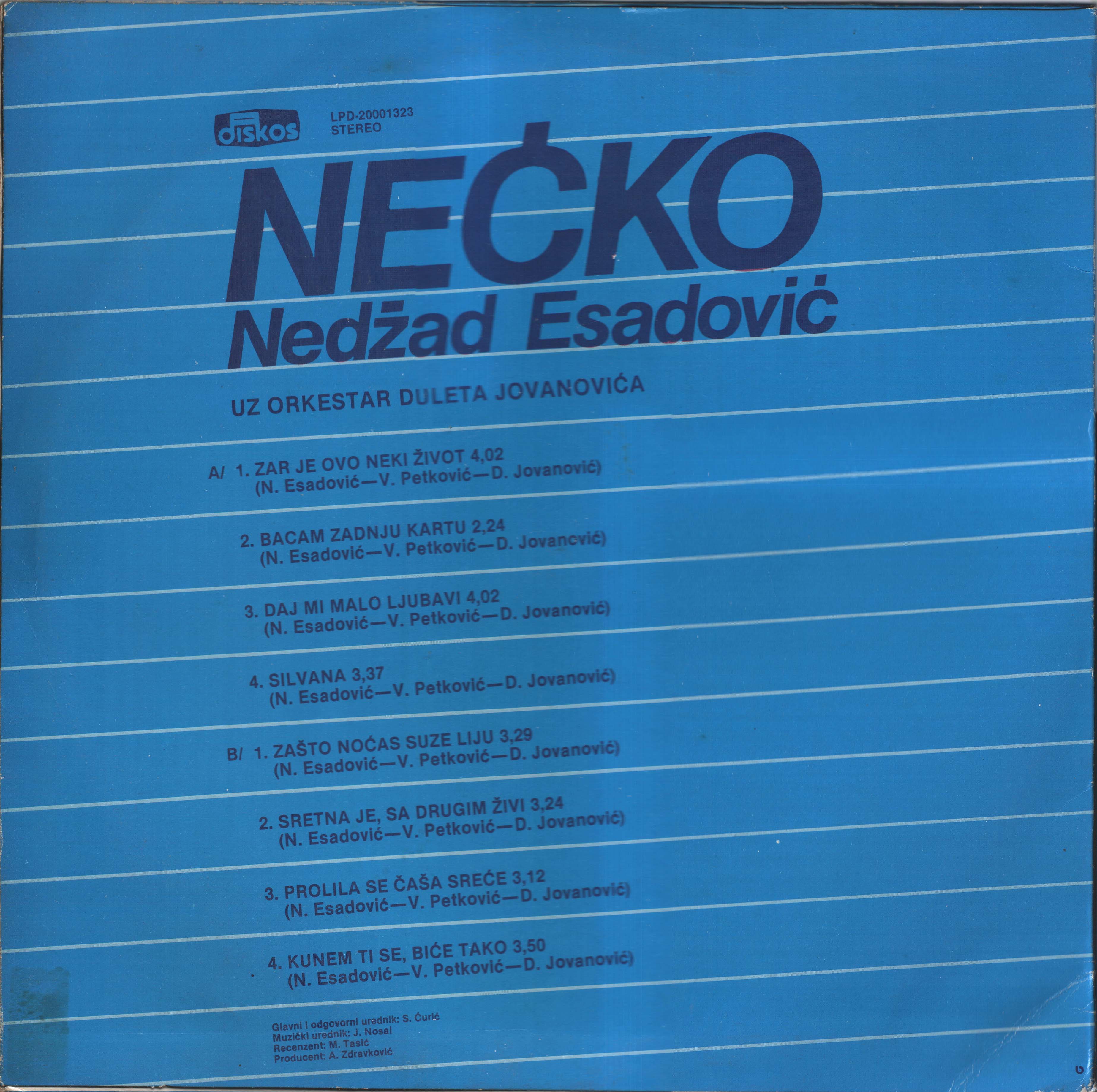 Nedzad Esadovic Necko 1987 Z
