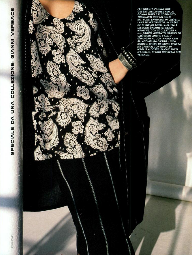 Bailey Vogue Italia January 1985 05