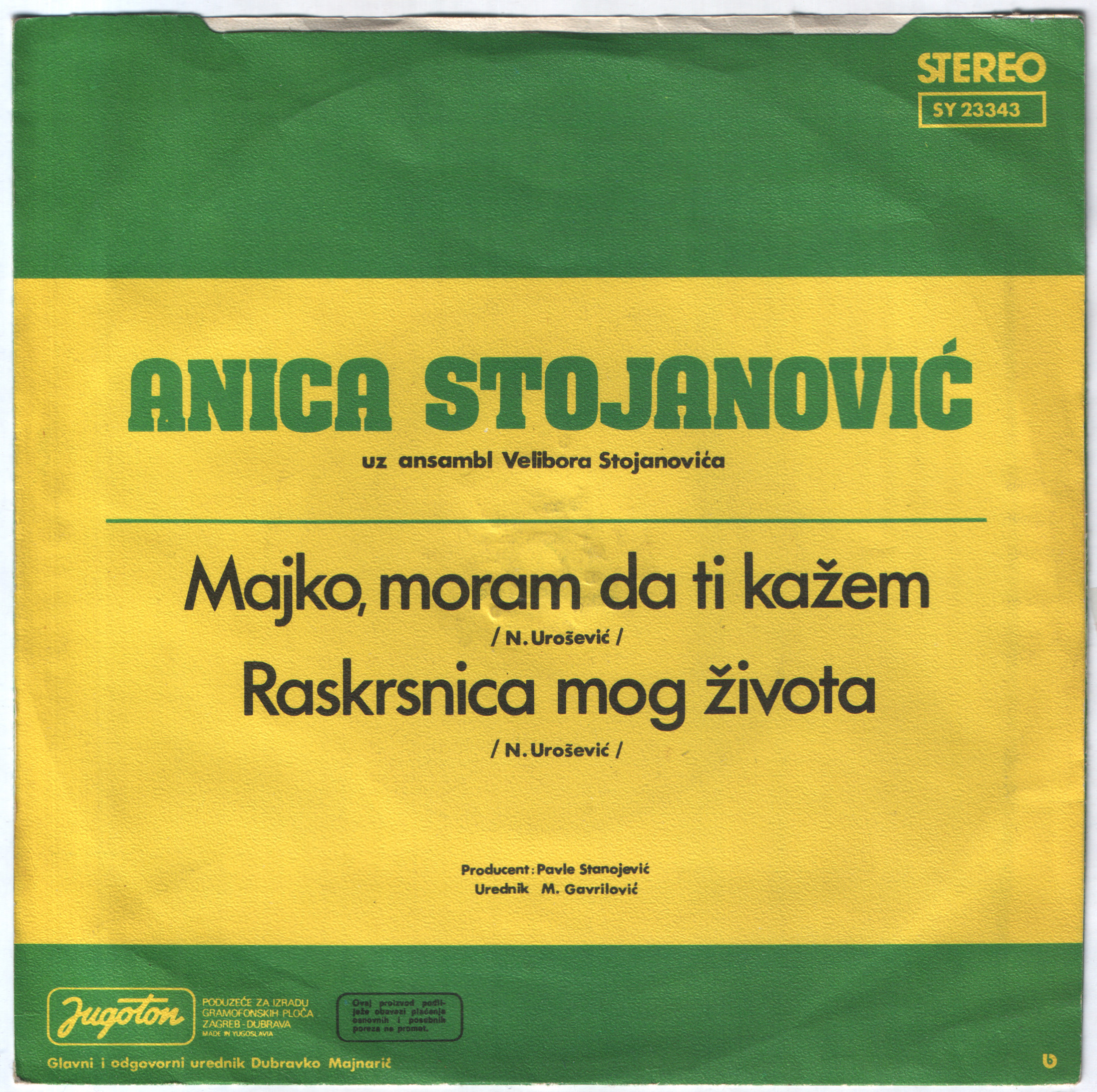 Anica Stojanovic 1978 Z