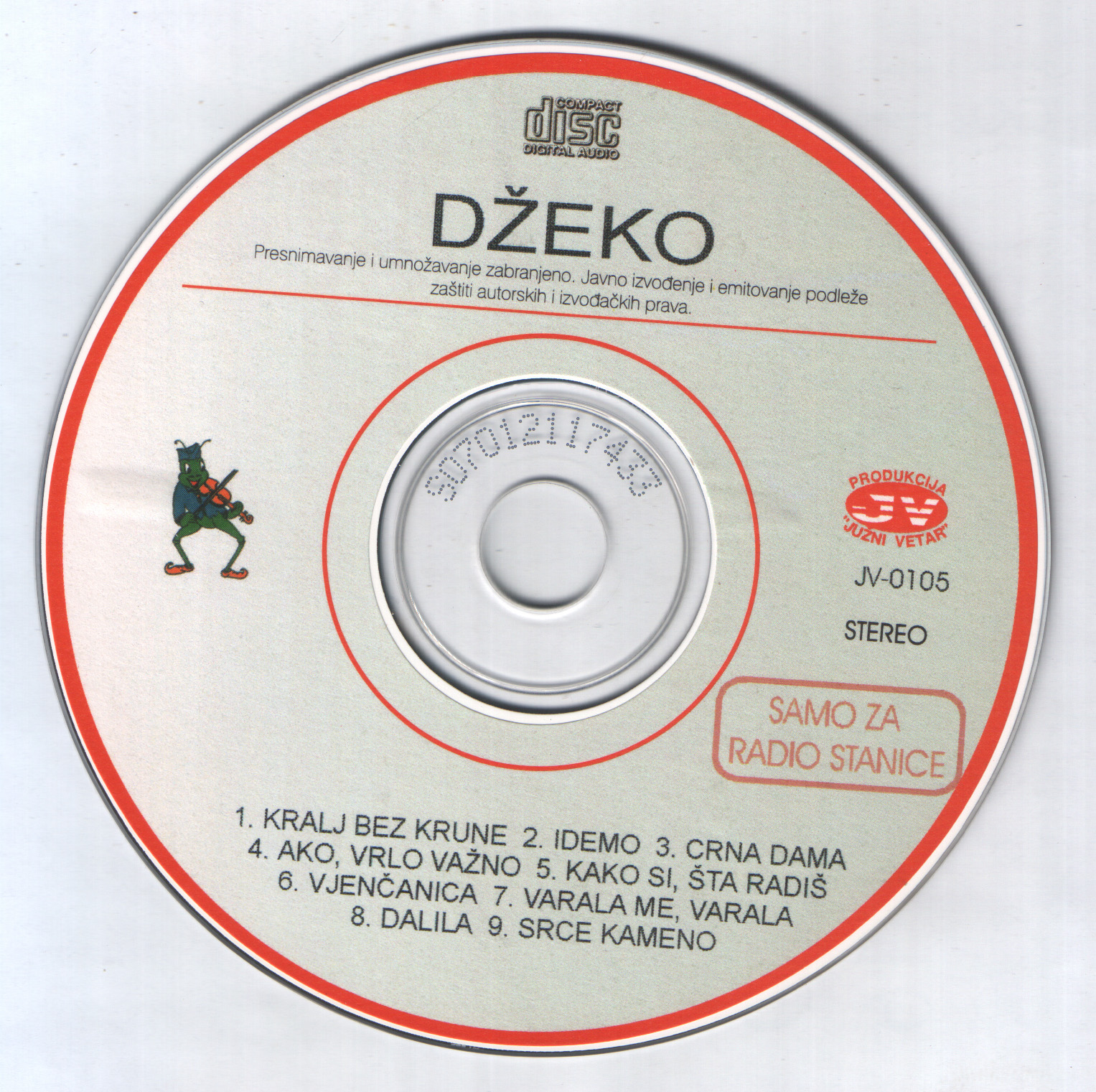Dzevad Rebronja Dzeko 2001 CD